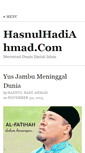 Mobile Screenshot of hasnulhadiahmad.com