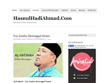 Tablet Screenshot of hasnulhadiahmad.com